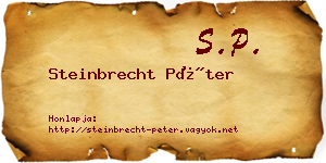 Steinbrecht Péter névjegykártya